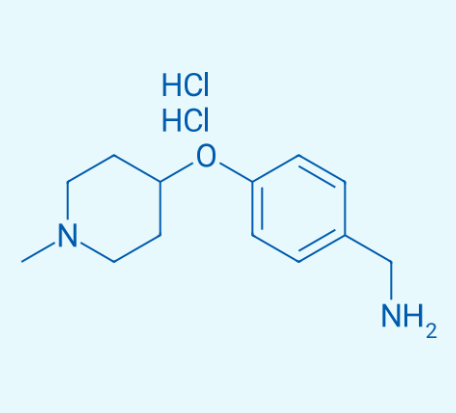 (4-((1-甲基哌啶-4-基)氧基)苯基)甲胺二盐酸盐  1229625-24-4