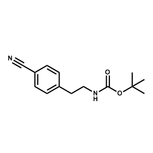4-氰基苯乙基氨基甲酸叔丁酯