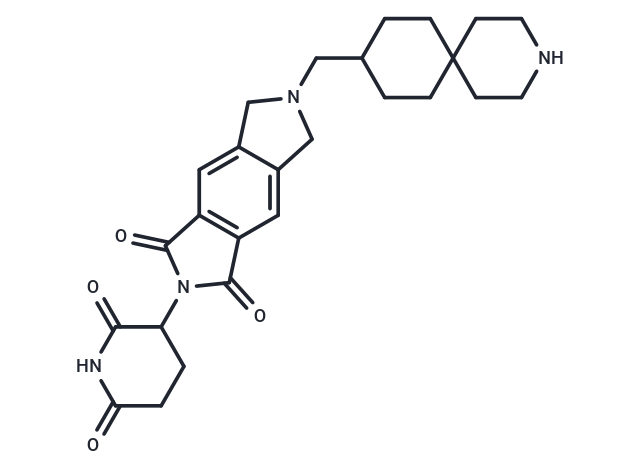 化合物 Thalidomide-pyrrolidine-C-azaspiro|T200231|TargetMol