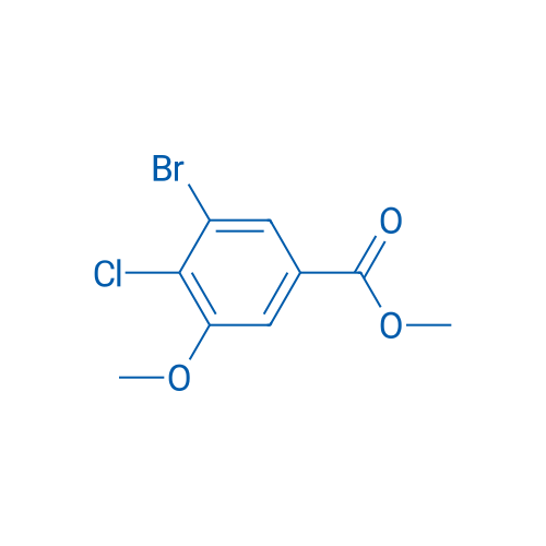 3-溴-4-氯-5-甲氧基苯甲酸甲酯