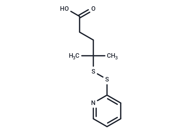 化合物 4-Methyl-4-(pyridin-2-yldisulfanyl)pentanoic acid|T17335|TargetMol