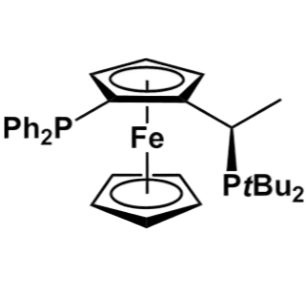 (R)-(-)-1-[(S)-2-二苯基膦]二茂铁乙基二叔丁基膦；155830-69-6