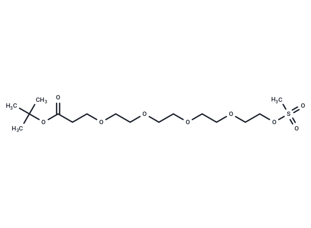 化合物 Ms-PEG5-t-butyl ester|T16150|TargetMol