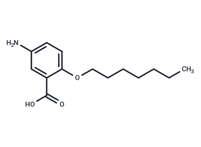 化合物 Benzoic acid, 5-amino-2-(heptyloxy)-|T30383|TargetMol