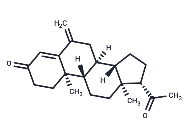 化合物 6-Methylene-4-pregnene-3,20-dione|T29475|TargetMol