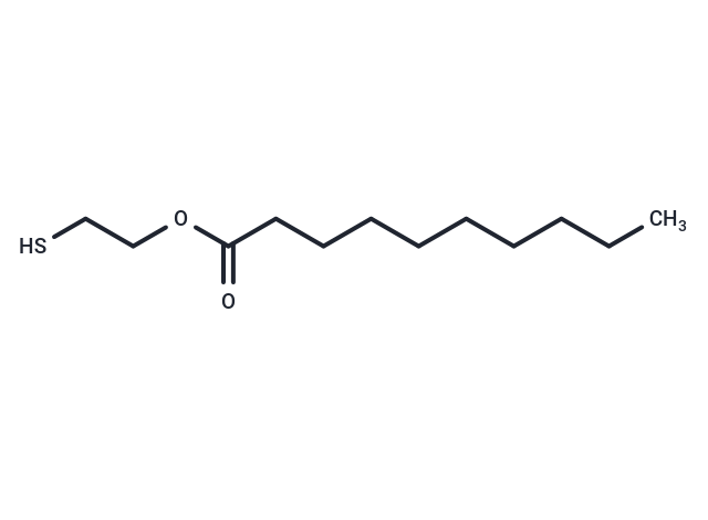 化合物 2-Mercaptoethyl decanoate|T29354|TargetMol