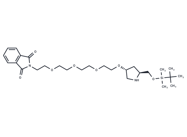 化合物 Phthalimide-PEG4-PDM-OTBS|T18544|TargetMol