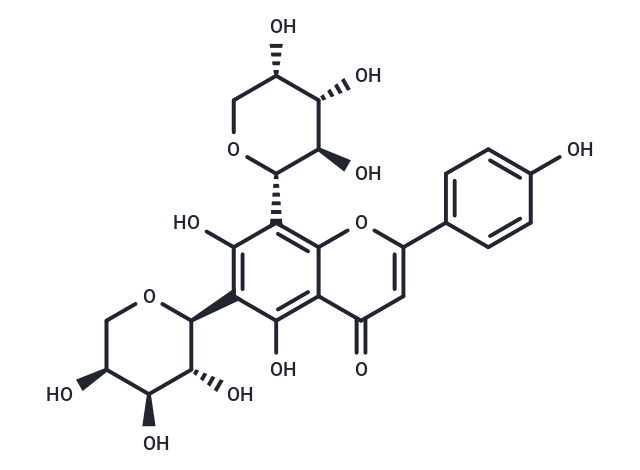 化合物 Apigenin 6,8-di-C-alpha-L-arabinopyranoside|T124311|TargetMol