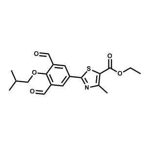 2-(3,5-二甲酰基-4-异丁氧基苯基)-4-甲基噻唑-5-羧酸乙酯
