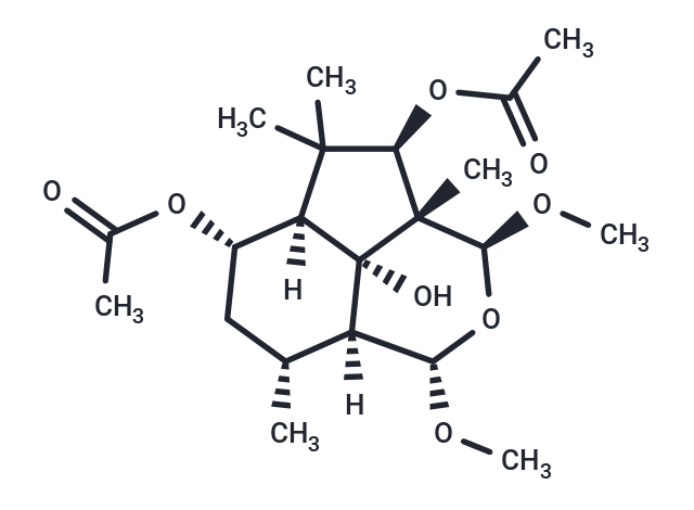化合物 7-Acetoxy-15-methoxy-10-O-methyldihydrobotrydial|T125441|TargetMol