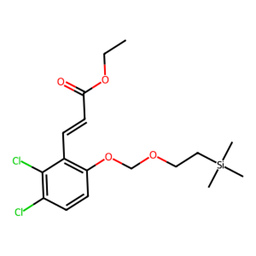 乙基 (E)-3-(2,3-二氯-6-((2-(三甲基硅烷基)乙氧基)乙氧基)甲氧基)苯基)丙烯酸酯