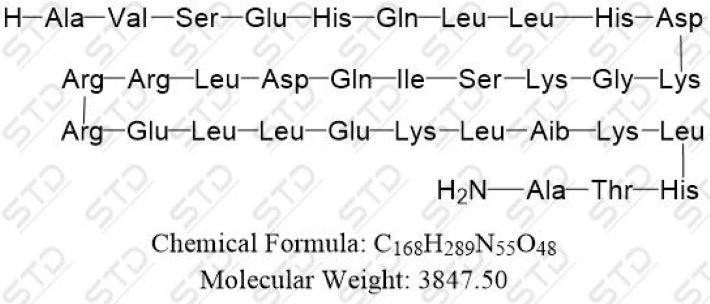阿巴帕肽杂质9 (去亮氨酸7 阿巴帕肽)