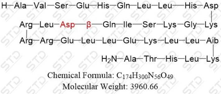 阿巴帕肽杂质10 (β-天冬氨酸18 阿巴帕肽 )