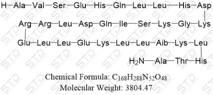 阿巴帕肽杂质10(去精氨酸 阿巴帕肽 )