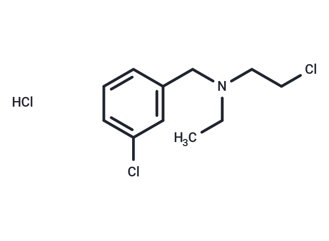化合物 Benzylamine, m-chloro-N-(2-chloroethyl)-N-ethyl-, hydrochloride|T30422|TargetMol