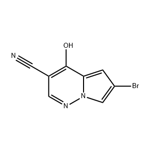 6-Bromo-4-hydroxypyrrolo[1,2-b]pyridazine-3-carbonitrile