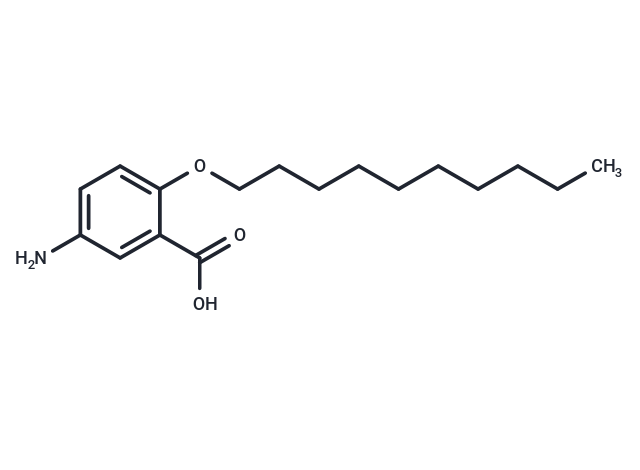 化合物 Benzoic acid, 5-amino-2-(decyloxy)-|T30382|TargetMol
