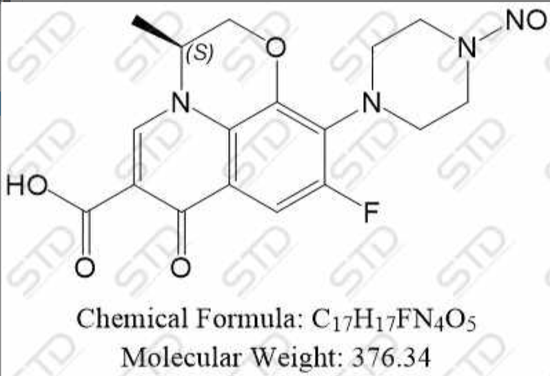 左氧氟沙星杂质45 (N-亚硝基左氧氟沙星EP杂质B)