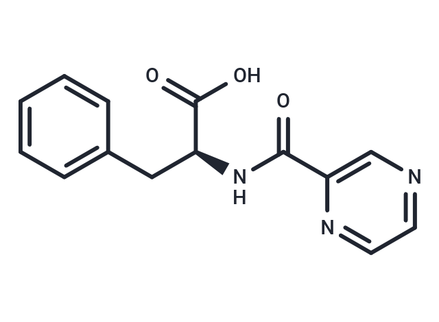 化合物 N-(Pyrazinylcarbonyl)-L-phenylalanine|T67019|TargetMol