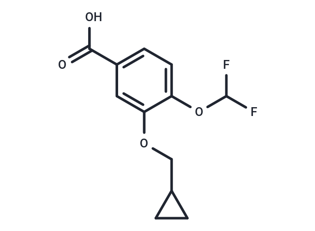 化合物 3-(Cyclopropylmethoxy)-4-(difluoromethoxy)benzoic acid|T65623|TargetMol