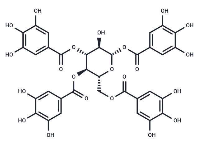 化合物 1,3,4,6-Tetragalloylglucose|T125150|TargetMol