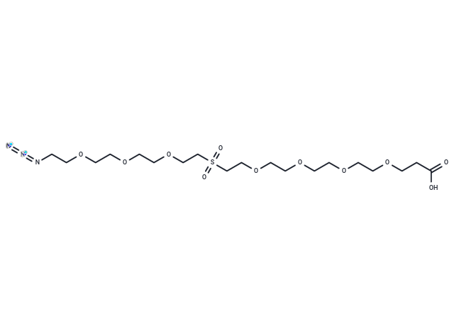 化合物 Azido-PEG3-Sulfone-PEG4-acid|T17507|TargetMol