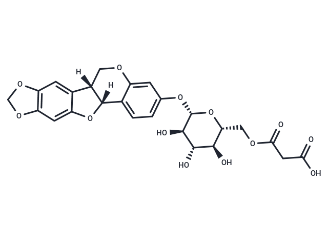 化合物 6'-Malonyltrifolirhizin|T125999|TargetMol