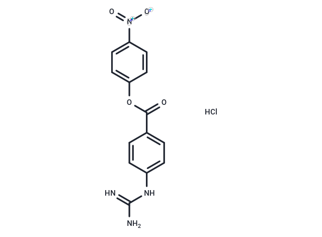 化合物 4-Nitrophenyl 4-guanidinobenzoate hydrochloride|T85466|TargetMol