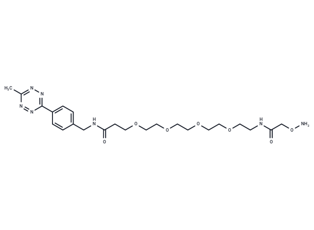 化合物 Methyltetrazine-PEG4-oxyamine|T18350|TargetMol