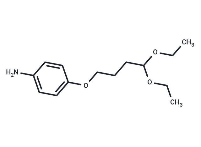 化合物 Butyraldehyde, 4-(p-aminophenoxy)-, diethyl acetal|T30636|TargetMol