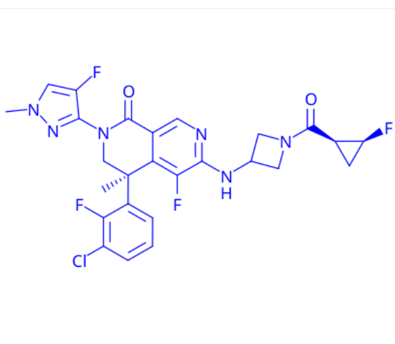 (4R)-4-(3-chloro-2-fluorophenyl)-5-fluoro-6-({1-[(1S,2S)-2-fluorocyclopropane-1-carbonyl]azetidin-3-yl}amino)-2-(4-fluoro-1-methyl-1H-pyrazol-3-yl)-4-methyl-3,4