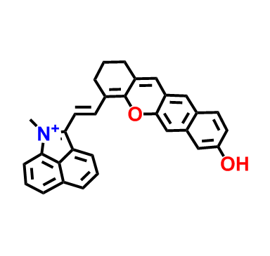 2929254-54-4 ；（E） -2-（2-（8-羟基-2,3-二氢-1H-苯并[b]黄原烯-4-基）乙烯基）-1-甲基苯并[cd]吲哚-1-鎓