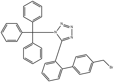 N-(三苯基甲基)-5-(4'-溴甲基联苯-2-基)四氮唑 124750-51-2 BBTT