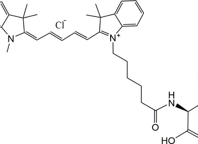 CY5-L-精氨酸，CY5-L(+)-Arginine，Cy5 标记 L - 精氨酸，Cy5-labeled L-Arginine