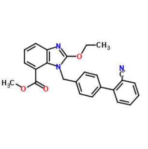 1-[(2'-氰基联苯-4-基)甲基]-2-乙氧基-1H-苯并咪唑-7-甲酸甲酯；139481-44-0