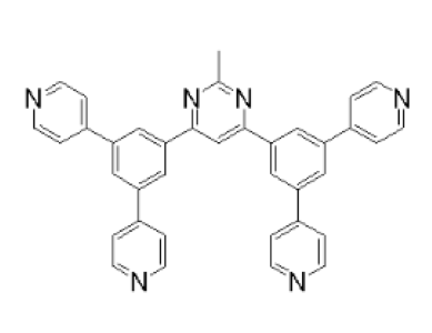 4,6-双(3,5-二(4-吡啶)基苯基)-2-甲基嘧啶, B4PYMPM 99%, 1030380-51-8, 4,6-Bis(3,5-di(pyridin-4-yl)phenyl)-2-methylpyrimidine