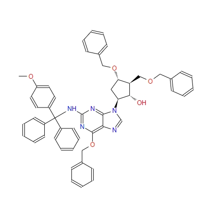 (2R,3S,5S)-3-苄氧基-5-[2-[[(4-甲氧基苯基)二苯基甲基]氨基]-6-苄氧基-9H-嘌呤-9-基]-2-苄氧基甲基环戊醇