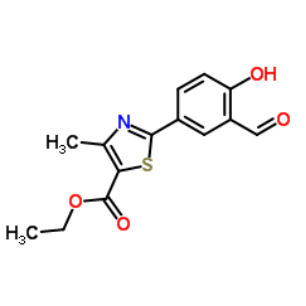 2-(3-醛基-4-羟基苯基)-4-甲基噻唑-5-羧酸乙酯;161798-01-2