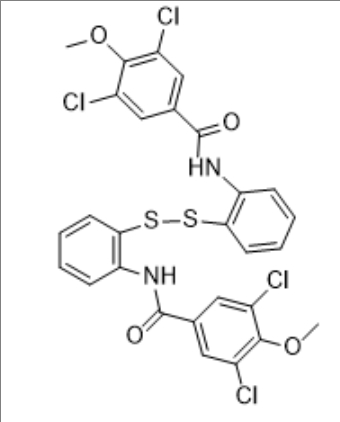 N,N'-(二硫烷二基二(2,1-苯基))双(3,5-二氯-4-甲氧基苯酰胺)；多替诺雷杂质8