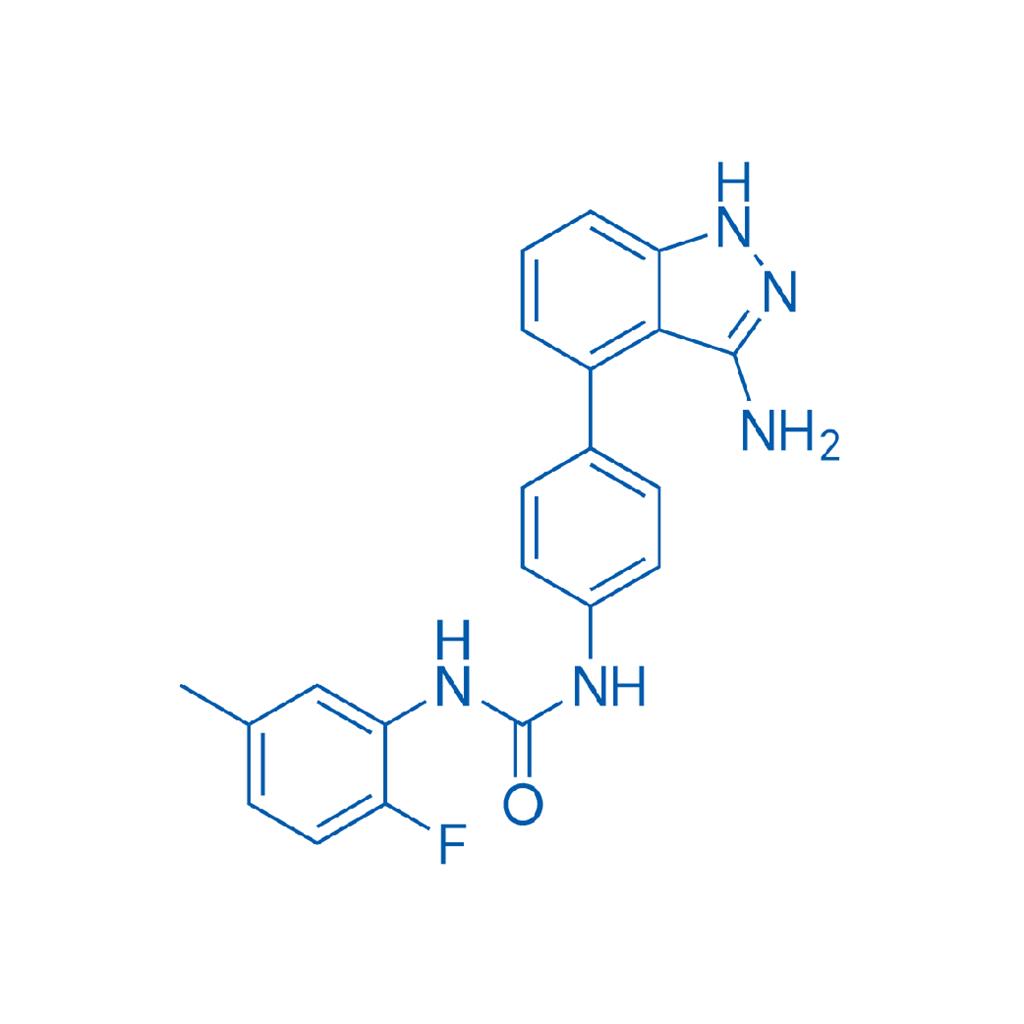 1-(4-(3-氨基-1H-吲唑-4-基)苯基)-3-(2-氟-5-甲基苯基)脲-化合物