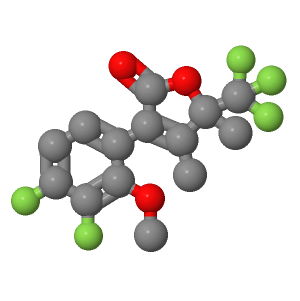 3-(3,4-二氟-2-甲氧基苯基)-4,5-二甲基-5-三氟甲基呋喃- 2(5H)酮;2875066-35-4