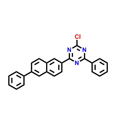 2-氯-4-苯基-6-(6-苯基萘-2-基)-1,3,5-三嗪