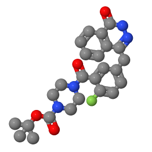 4-(2-氟-5-((4-氧代-3,4-二氢酞嗪-1-基)甲基)苯甲酰基)哌嗪-1-羧酸叔丁酯;763114-04-1