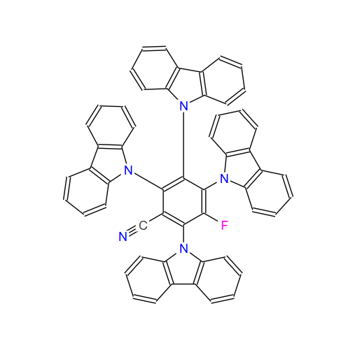 2,3,4,6-四(9H-咔唑-9-基)-5-氟苄腈
