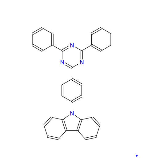 9-(4-(4,6-二苯基-1,3,5-三嗪-2-基)苯基)-9氢咔唑