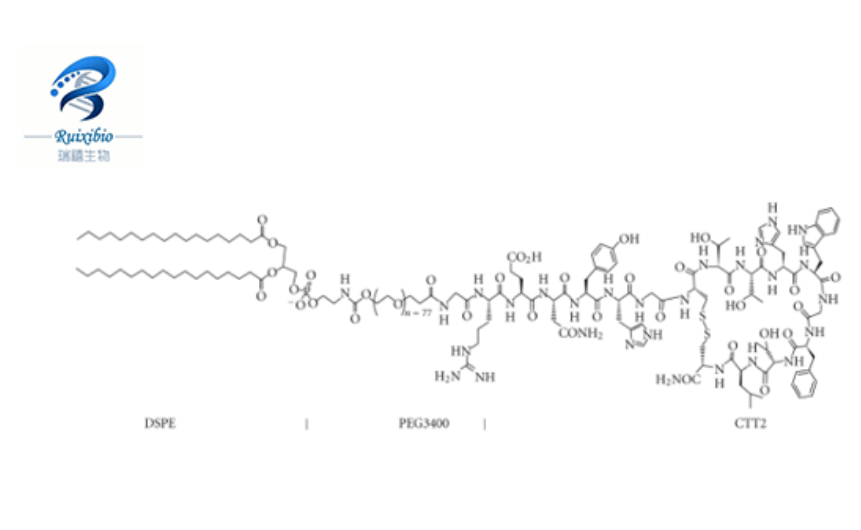 DSPE-PEG-CTT2,二硬脂酰磷脂酰乙醇胺-聚乙二醇-CTT2肽
