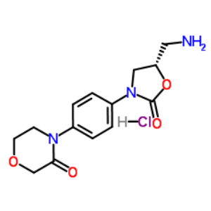 (S)-4-(4-(5-(氨基甲基)-2-氧代噁唑烷-3-基)苯基)吗啉-3-酮盐酸盐；898543-06-1