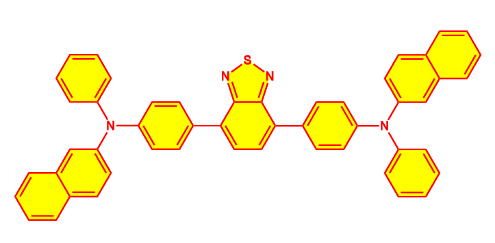 N,N'-(苯并[c][1,2,5]噻二唑-4,7-二基双(4,1-亚苯基))二(N-苯基萘-2-胺)