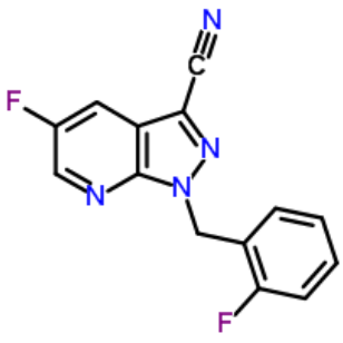 5-氟-1-(2-氟苯基)-1H-吡唑酮基[3,4-b]吡啶-3-甲腈；1350653-26-7