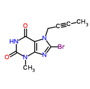 8-溴-7-(2-丁炔基)-3,7-二氢-3-甲基-1H-嘌呤-2,6-二酮；666816-98-4
